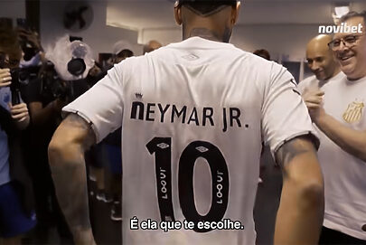 Novibet se apresenta aos torcedores santistas