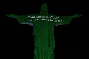 Amanco Wavin “enche” Cristo Redentor em   campanha contra o desperdício de água
