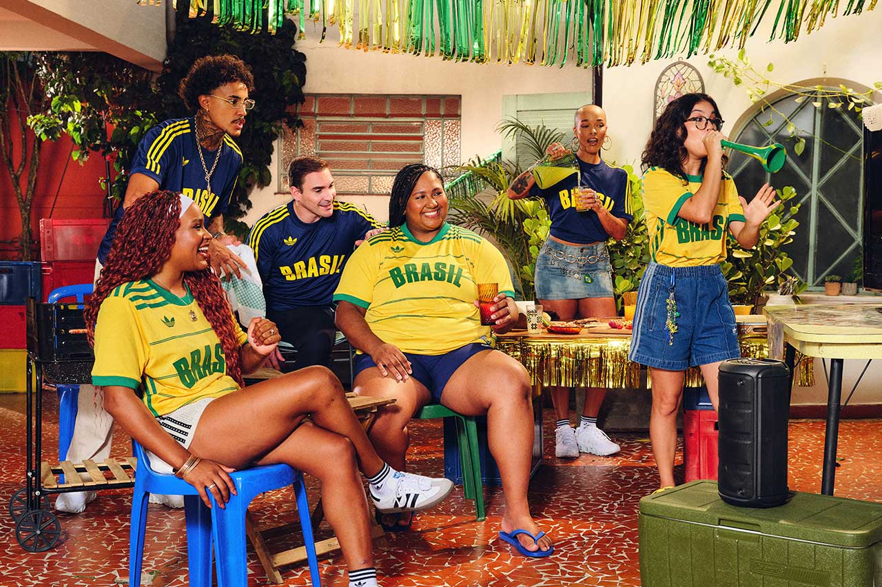 Coleção da Adidas com o COB aposta no Brasil Core para se inserir no lifestyle do torcedor (Crédito: Divulgação)