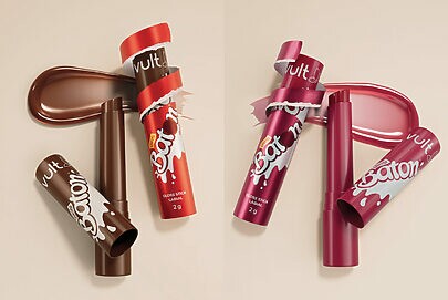 Vult e Baton lançam gloss inspirado no clássico da Garoto