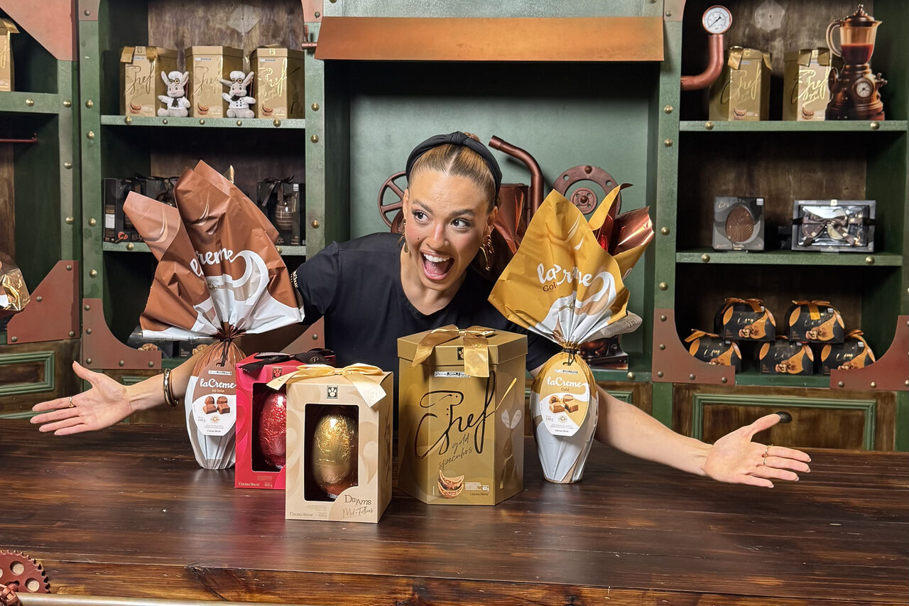 Bia do Brás estrela campanha da Cacau Show para revendedores