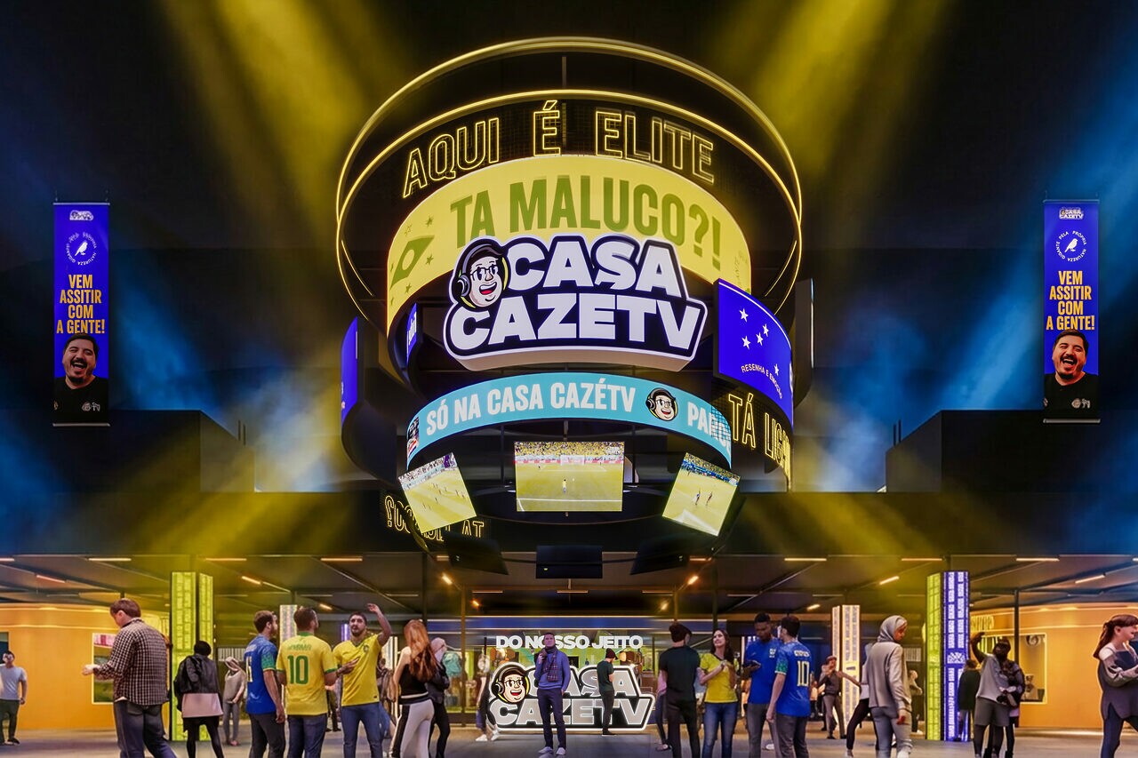 Casa CazéTV divulga local no Rio de Janeiro para a Copa 2026