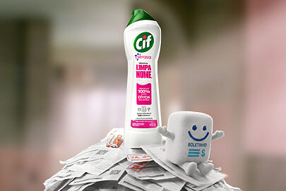 Cif “limpa nomes” com prêmios em parceria com a Serasa