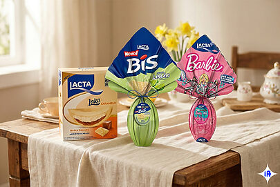 Lacta lança Ovo Bis Limão e destaca clássicos na Páscoa 2026