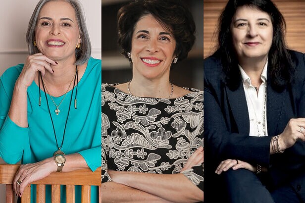 Sara Velloso, Valeria Café e GlaucimarPeticov: o número baixo de mulheres nos conselhos reflete um problema estrutural (Crédito: Divulgação)