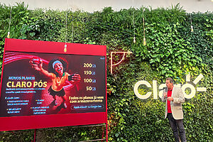 Márcio Carvalho, CMO da Claro, durante evento de apresentação das novas estratégias (Créditos: Larissa Santiago)