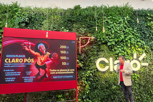 Márcio Carvalho, CMO da Claro, durante evento de apresentação das novas estratégias (Créditos: Larissa Santiago)