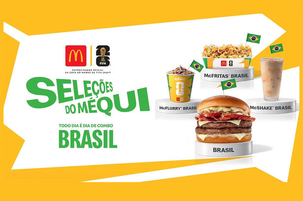 McDonald’s inicia pré-venda do combo Brasil nas Seleções do Méqui para a Copa do Mundo 2026 (Créditos: Divulgação)