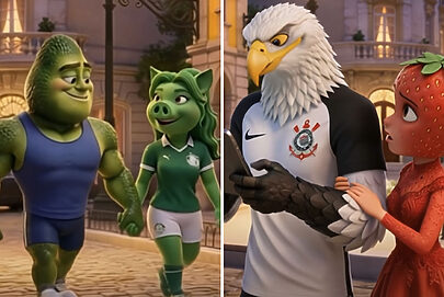 CazéTV e TNT Sports usam novela de frutas para anunciar jogos