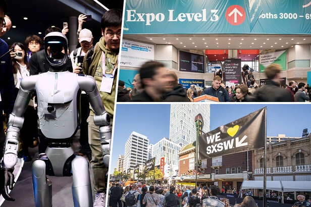 Montagem NRF, MWC e SXSW