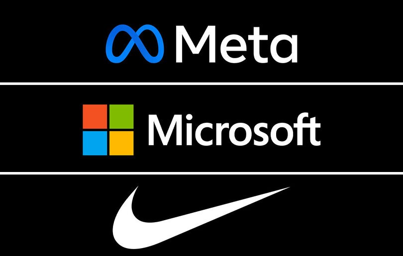 Meta Microsoft e Nike