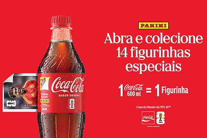 Com Panini, Coca-Cola vai distribuir 1 bilhão de figurinhas