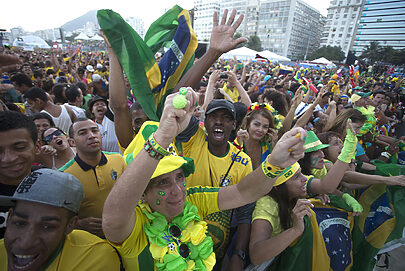 Copa: 75% dos brasileiros vÃ£o se deslocar para assistir