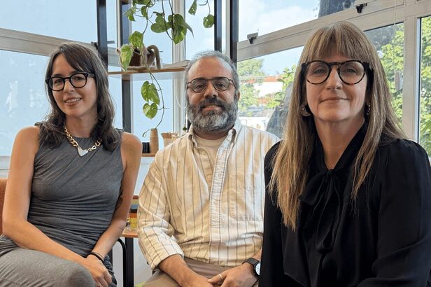 Barbara Teixeira, Eduardo Nóbrega e Renata Domunt, da Anonymous Content 