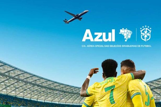 Azul se torna patrocinadora das seleções em acordo firmado com a CBF (Crédito: Divulgação)