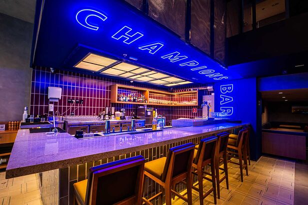 Champions League Experience, em São Paulo, terá gastronomia e experiências imersivas para os fãs (Crédito: Divulgação)