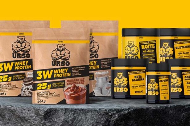 Cimed entra no segmento de suplementação com a marca Urso (Crédito: Divulgação)