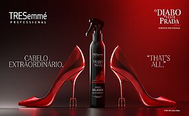 TRESemmé e O Diabo Veste Prada 2 lançam edição limitada com selagem profissional para as brasileiras. (Crédito: Divulgação)