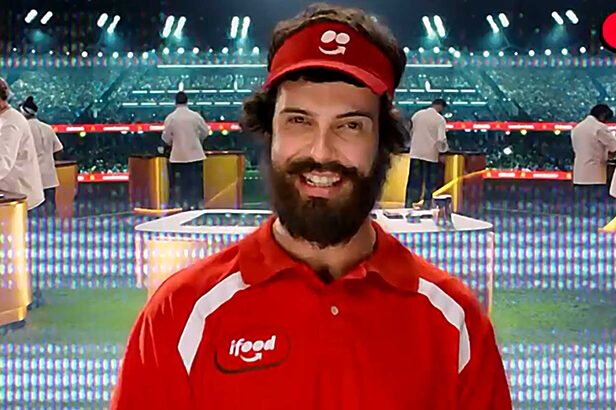 Diogo Defante invade comercial do Mc Donald's em nome do iFood (Crédito: Reprodução)