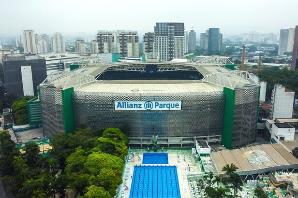 A partir as próximas semanas, estádio do Palmeiras deixa de se chamar Allianz Parque e assume a identidade Nubank Parque (Crédito: rafaelnlins-shutterstock)