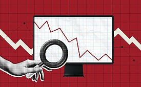 Panoramas RD Station 2026 revela que, 87% das empresas pretendem crescer mais em 2026, mas 75% não bateram metas de vendas em 2025. (Crédito: Accogliente Design/Shutterstock)