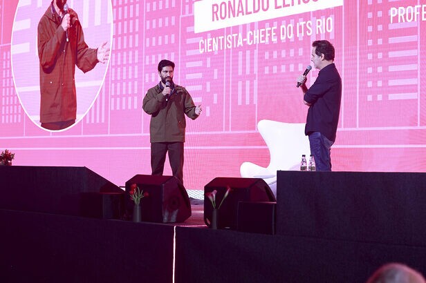 Ronaldo Lemos e Zeca de Mello no ProXXIma 2026 (Crédito: Máquina da Foto)