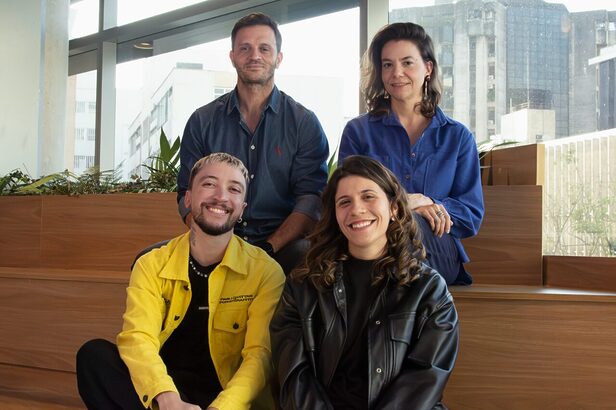 Em sentido horário: Lucas Buléd, Bianca Reame, Beatriz Atihe e Danilo Caldas (Crédito: Divulgação)