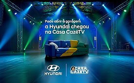 Hyundai assume como marca automotiva oficial da Casa CazéTV nos parques de experiência da Copa do Mundo (Crédito: DIvulgação)