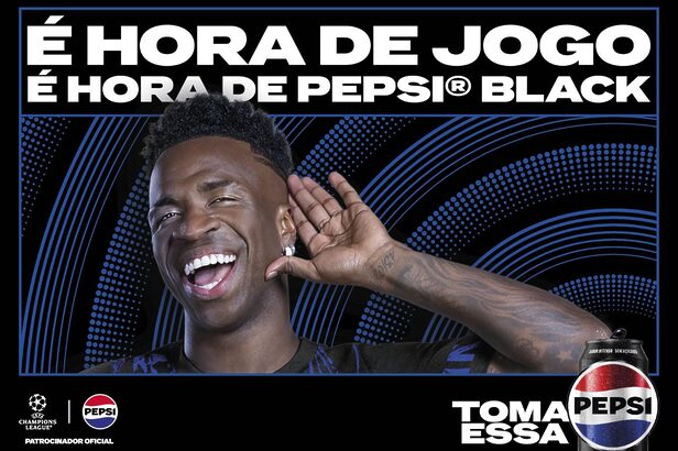 Campanha global com embaixadores como Vini Jr. e Marcos Mion leva a energia do jogo para as ruas do Brasil (Crédito: Divulgação)