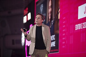 Jim Louderback, no ProXXIma 2026 (Crédito: Máquina da Foto)