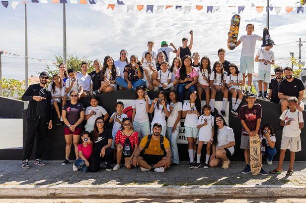 Projeto da Nike impactou 170 crianças e adolescentes, sendo 90 meninas (Crédito: Divulgação)