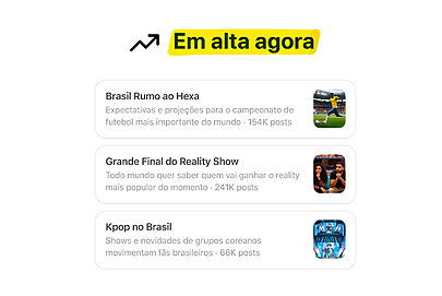 Threads destaca assuntos mais falados com Trending Now