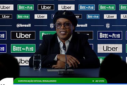 Com Ronaldinho Gaúcho, Uber reforça posicionamento no futebol