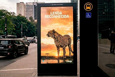 Por trás do anúncio interativo da Jeep com a Eletromidia