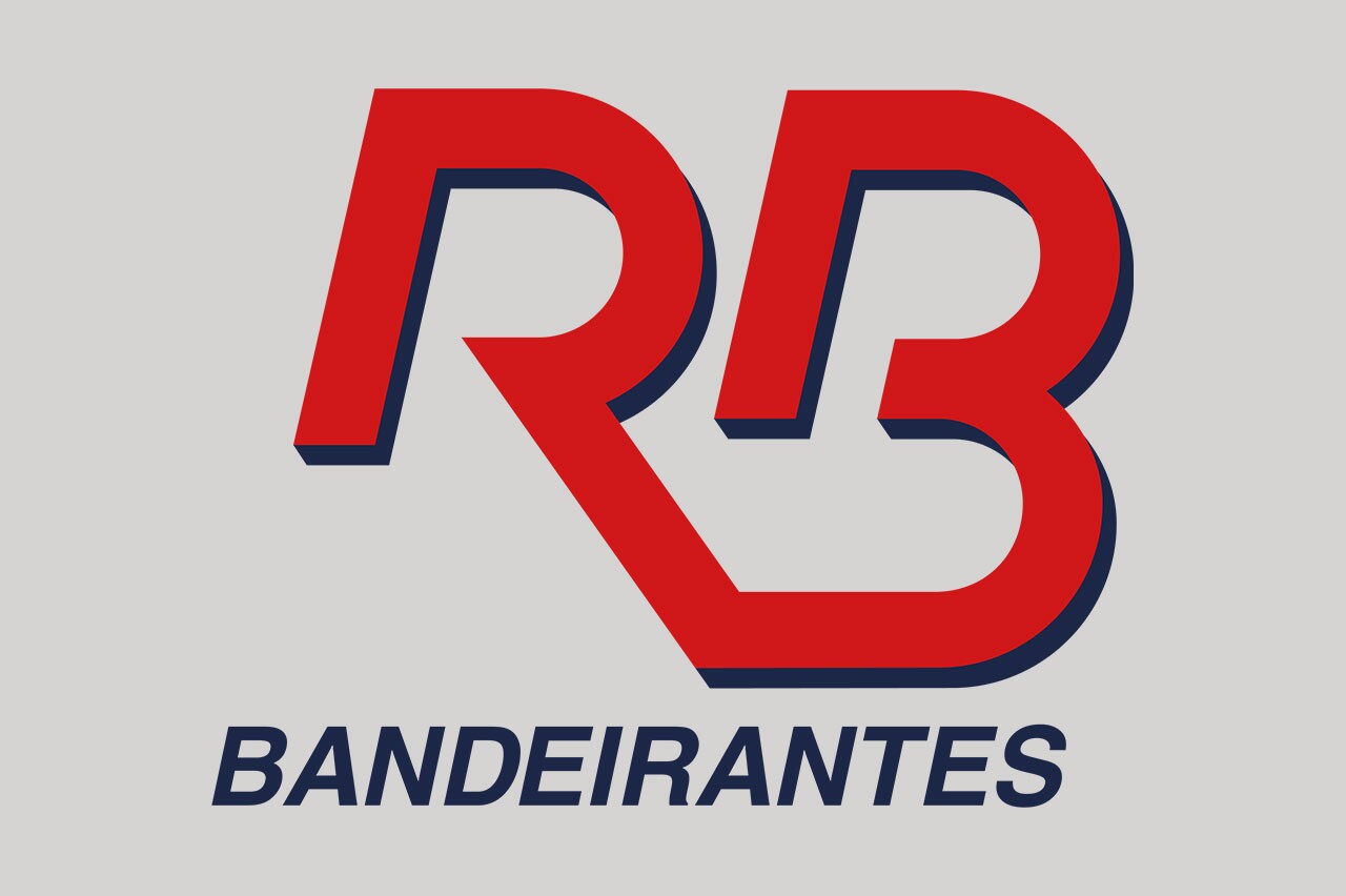 O novo logo da Bandeirantes, que significa, agora, Rede Bandeirantes, e não mais Rádio Bandeirantes (Crédito: Divulgação)