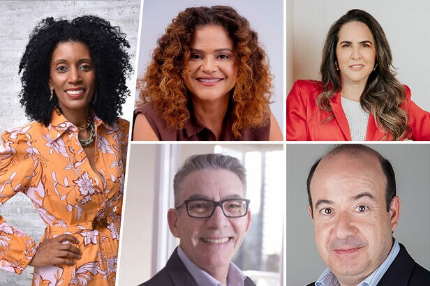 Heloisa Santana, Elaine Pires, Quércia Andrade, Ricardo Beato e Wilson Ferreira (Crédito: Divulgação)