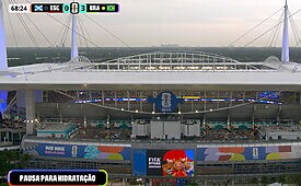 Veículos podem lucrar com pausa para hidratação na Copa, mas Fifa tem regras para isso (Crédito: Reprodução)