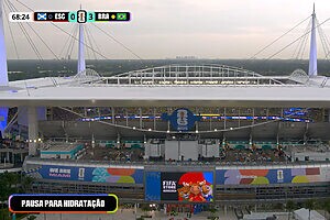 Veículos podem lucrar com pausa para hidratação na Copa, mas Fifa tem regras para isso (Crédito: Reprodução)