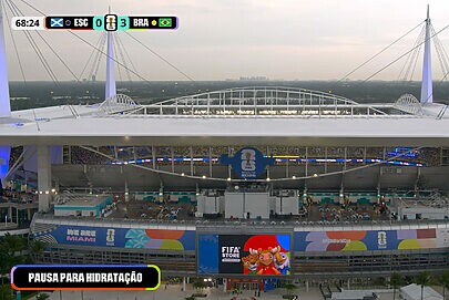 Quais as regras comerciais da Fifa na pausa de hidratação?