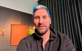 Leo Messi em campanha da OpenAI com o ChatGPT Imagens (Créditos: Divulgação)