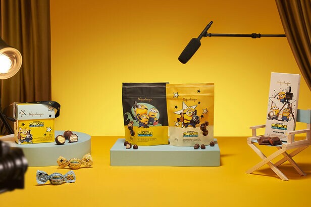 Kopenhagen lança linha de chocolates licenciada de Minions & Monstros (Crédito: Divulgação/Kopenhagen)