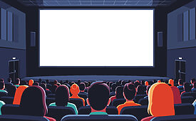 Redes de cinema investem em salas premium, fidelização e novos formatos para atrair público (Créditos: Mzrs/Shutterstock)