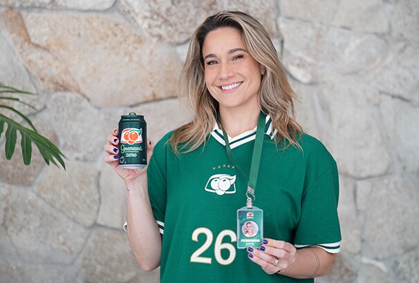 Fernanda Gentil apresentou 40% mais congruência setorial para a Guaraná Antarctica