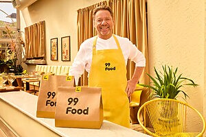 99Food aposta no chef Claude Troisgros para falar com restaurantes (Créditos: Divulgação)