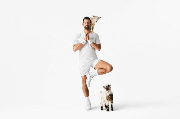 Novak Djokovic é embaixador da Lacoste desde 2017 (Créditos: Divulgação)