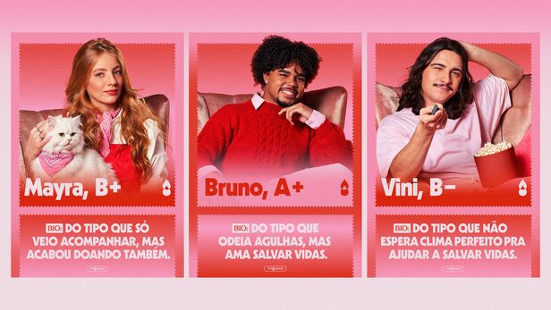Muitos tipos fazem nosso tipo – Fundação Pró-Sangue
