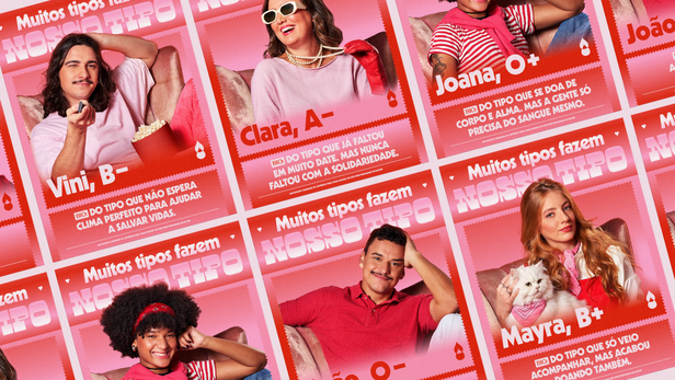 Muitos tipos fazem nosso tipo – Fundação Pró-Sangue