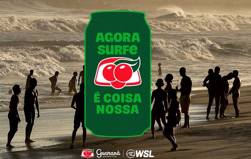 Guaraná entra para o rol de patrocinadores da WSL (Crédito: Divulgação)