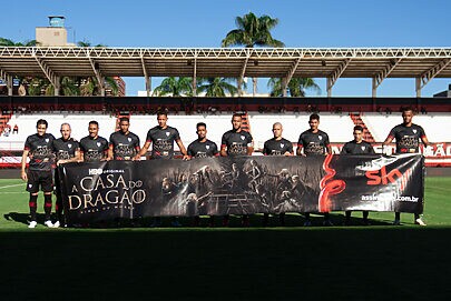 Ação transforma estádio do Atlético-GO em “A Casa do Dragão”