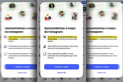 Instagram libera localização em tempo real no Brasil